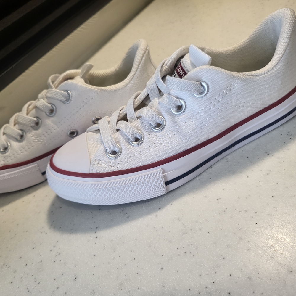 Classic White Kids Sneakers